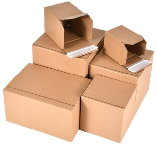 Postal Boxes With Adhesive Strip — Cardboard Boxes