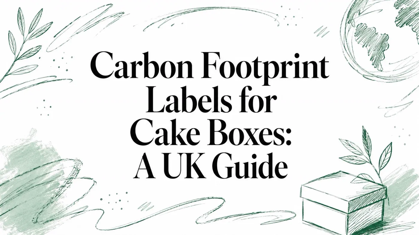 Carbon Footprint Labels for Cake Boxes: A UK Guide — Packaging Panda blog post