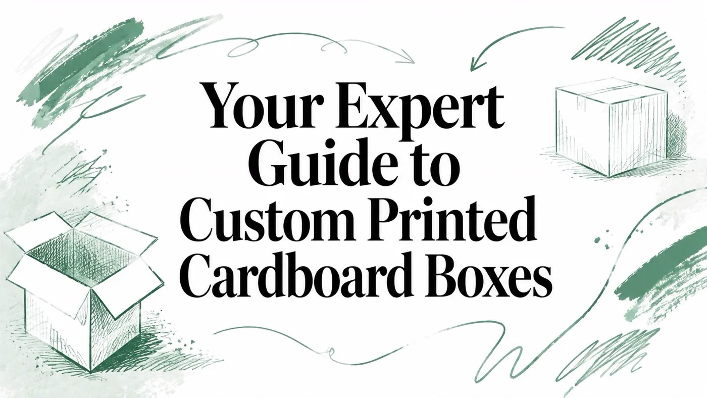 Your Expert Guide to Custom Printed Cardboard Boxes — Packaging Panda blog post