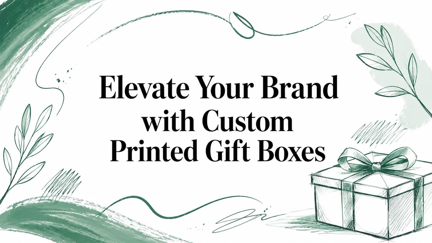 Elevate Your Brand with Custom Printed Gift Boxes — Packaging Panda blog post