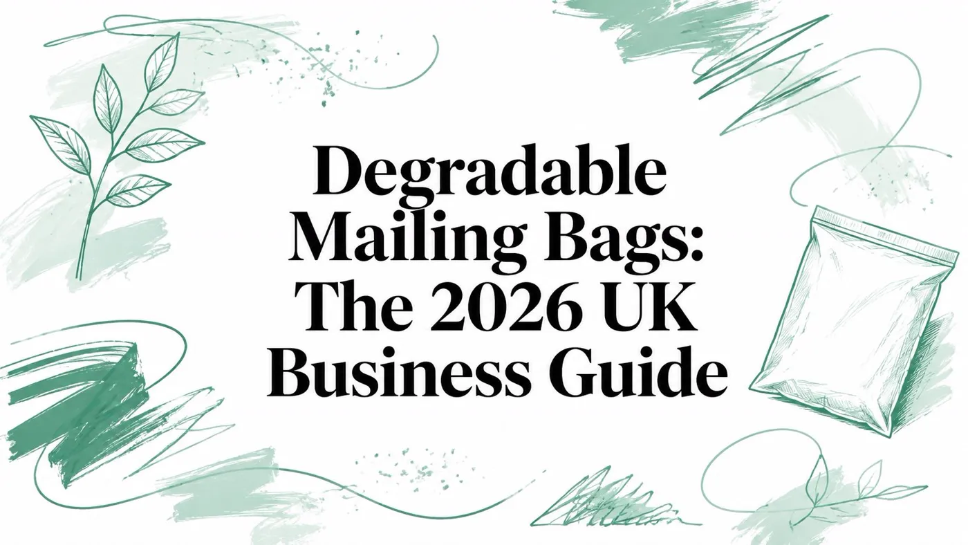 Degradable Mailing Bags: The 2026 UK Business Guide — Packaging Panda blog cover image