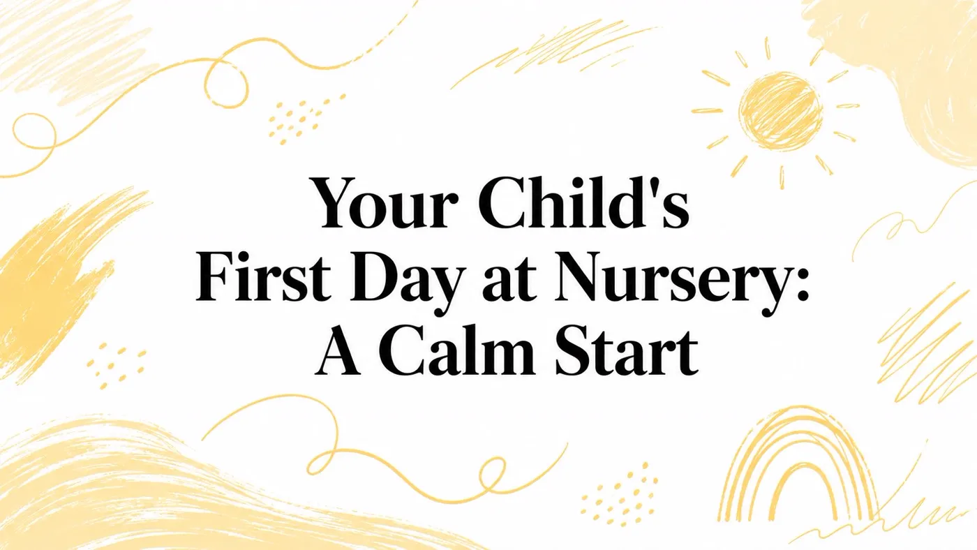 Your Child's First Day at Nursery: A Calm Start — Packaging Panda blog cover image