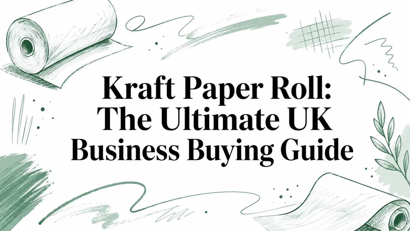 Kraft Paper Roll: The Ultimate UK Business Buying Guide — Packaging Panda blog cover image