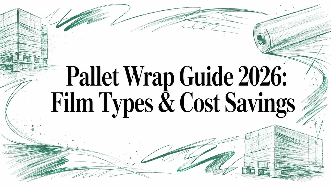 Pallet Wrap Guide 2026: Film Types & Cost Savings — Packaging Panda blog cover image