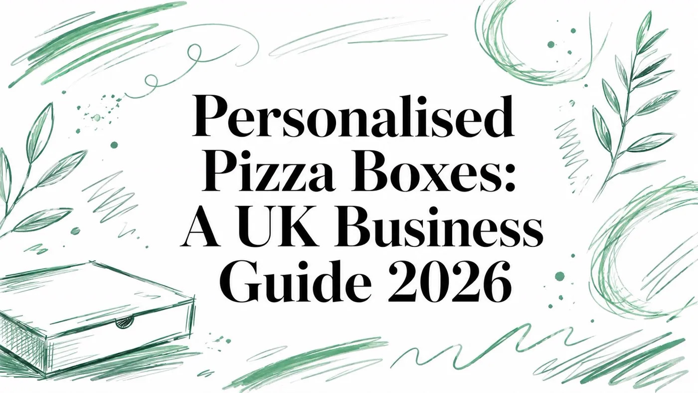 Personalised Pizza Boxes: A UK Business Guide 2026 — Packaging Panda blog cover image