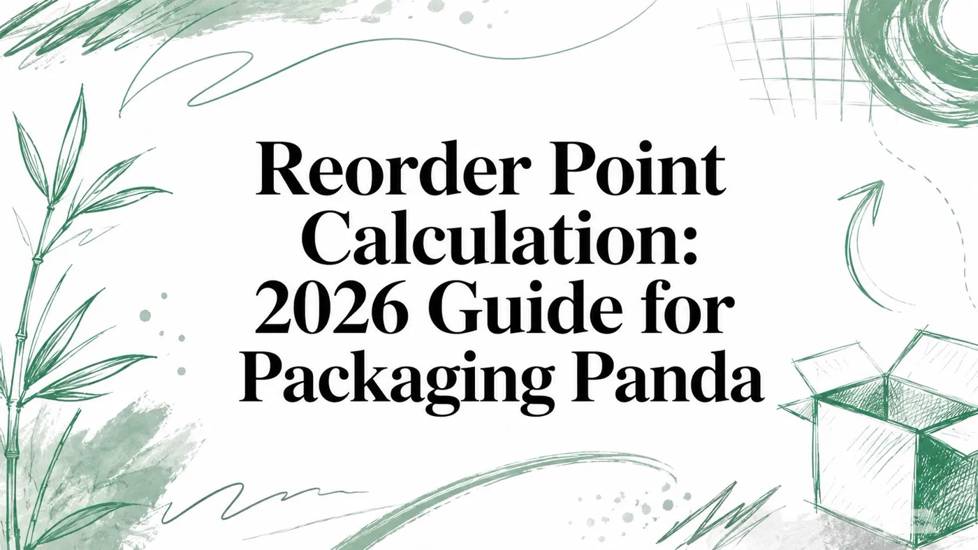 Reorder Point Calculation: 2026 Guide for Packaging Panda — Packaging Panda blog cover image