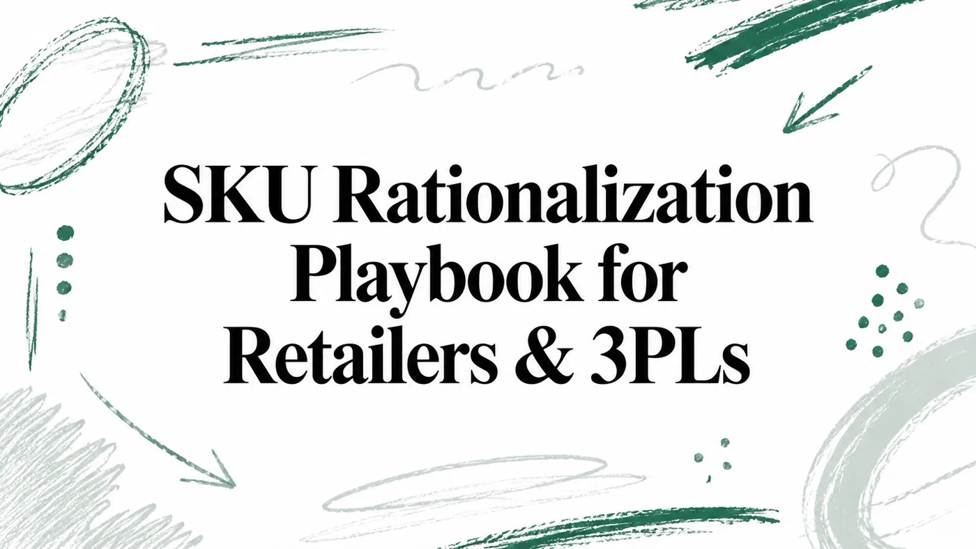 SKU Rationalization Playbook for Retailers & 3PLs — Packaging Panda blog cover image