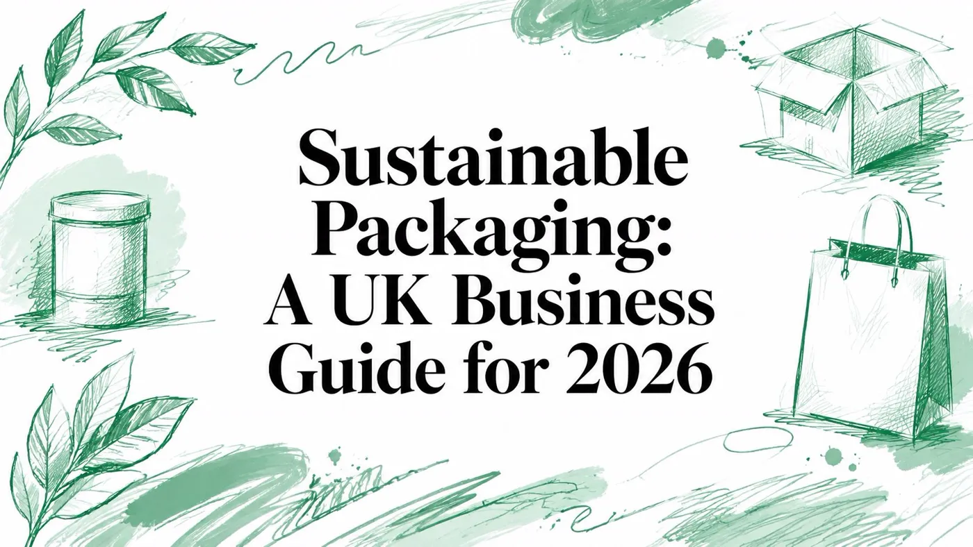 Sustainable Packaging: A UK Business Guide for 2026 — Packaging Panda blog cover image
