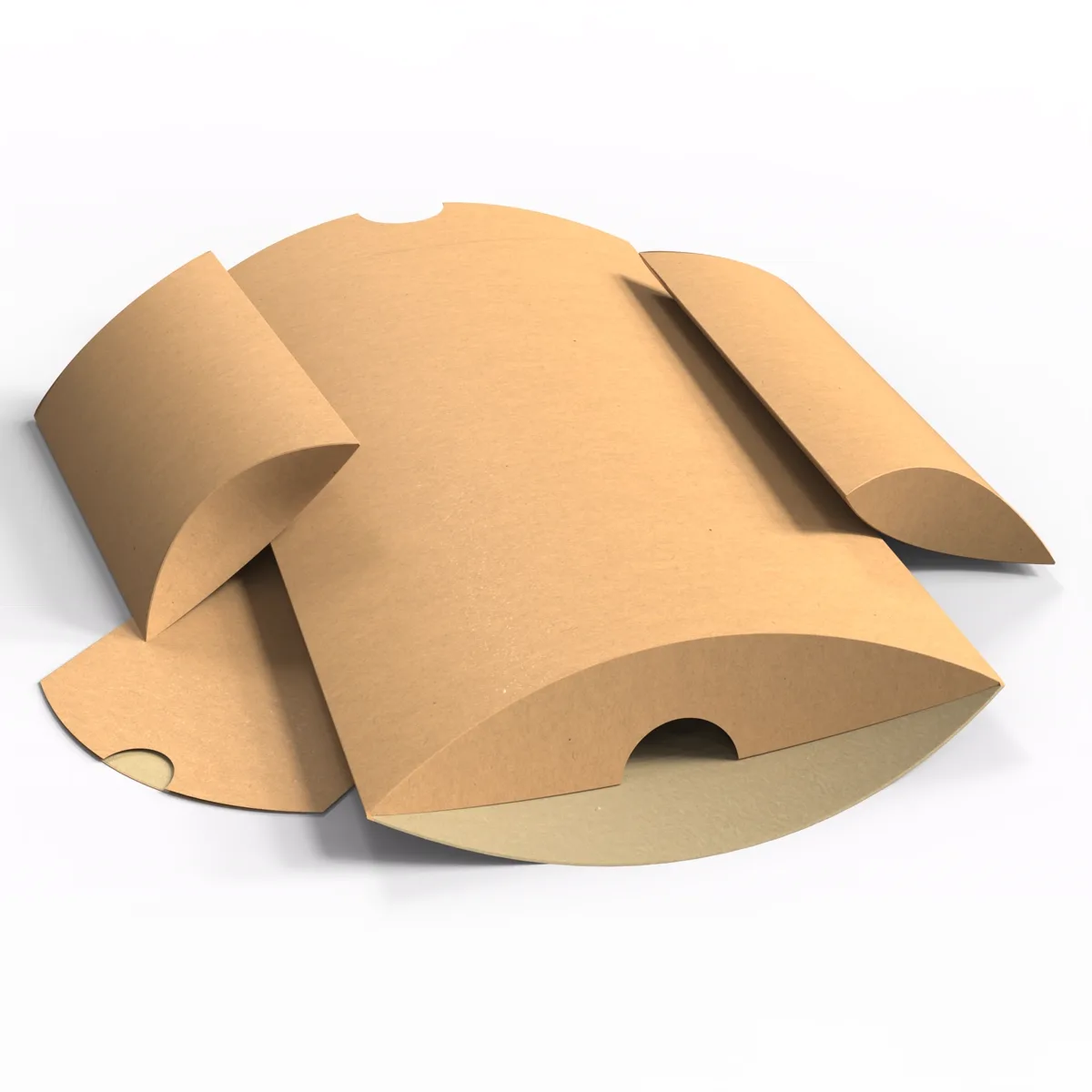 Kraft Pillow Boxes | Protective Packaging Kraft Pillow Boxes — Protective Packaging wholesale from Packaging Panda