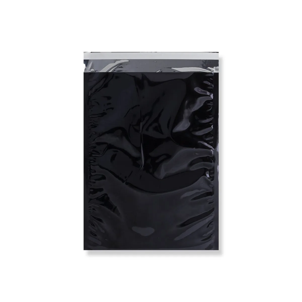 Black Gloss Metallic Foil Bags Peel & Seal — Gloss Metallic Foil Bags wholesale from Packaging Panda