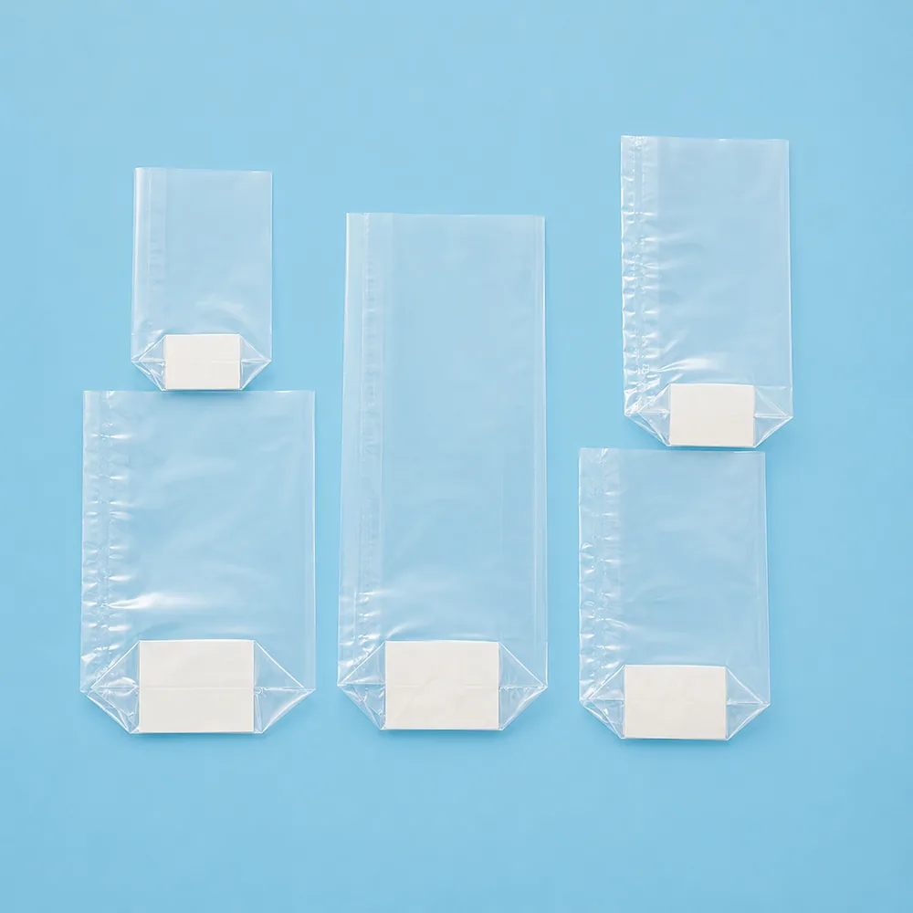 Block Bottom Bags With Card — Wholesale Cellophane Bags wholesale from Packaging Panda