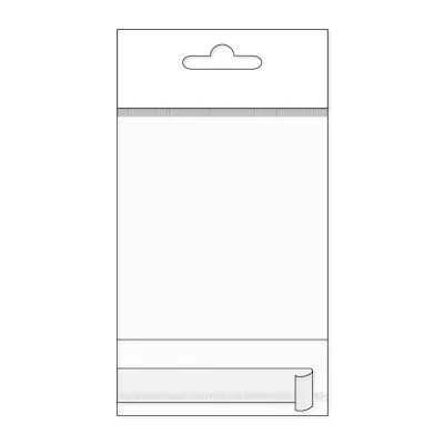Clear Cello Bags with Header & Euroslot Peel & Seal — Wholesale Cellophane Bags wholesale from Packaging Panda