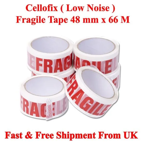 Fragile Low Noise Packaging Tape 48mm x 66m — related packaging product
