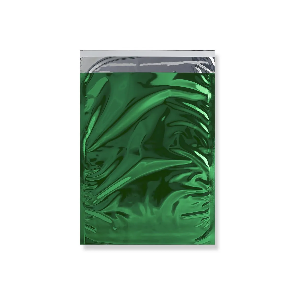 Green Gloss Metallic Foil Bags Peel & Seal — Gloss Metallic Foil Bags wholesale from Packaging Panda