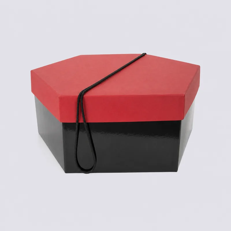 Red Lid and Black Base Hat Boxes — related packaging product