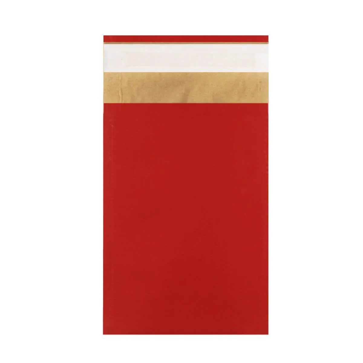 Red Eco-Friendly Paper Padded Bags — Colour Kraft Honeycomb Eco Bags wholesale from Packaging Panda