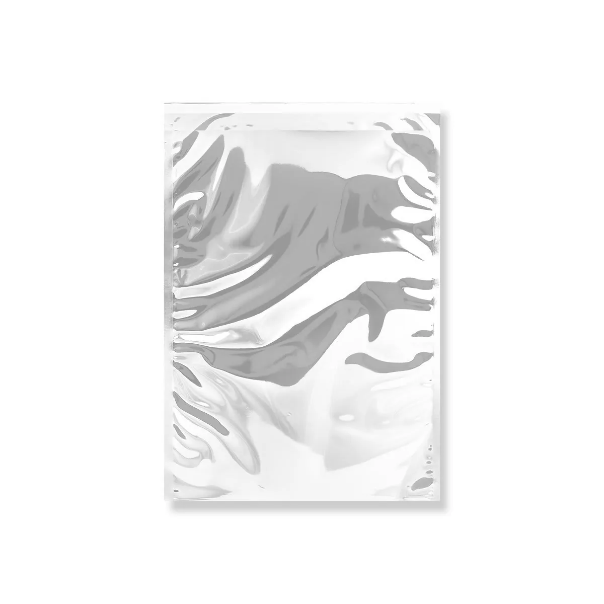Silver Gloss Metallic Foil Bags Peel & Seal — Gloss Metallic Foil Bags wholesale from Packaging Panda