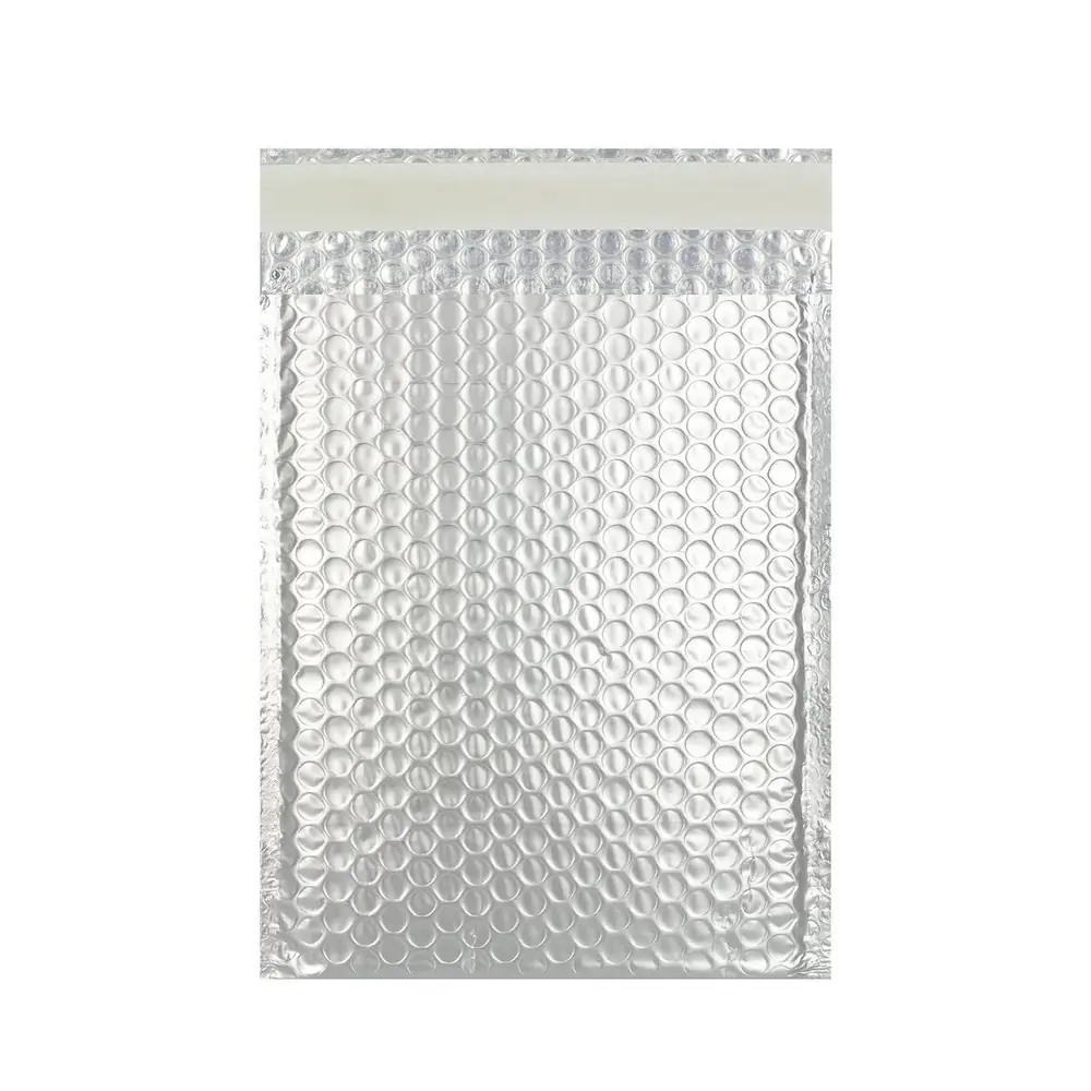 Silver Matt Metallic Padded Bubble Bags | Packaging Panda Silver Matt Metallic Padded Bubble Bags — wholesale silver matt metallic padded bubble bags from Packaging Panda