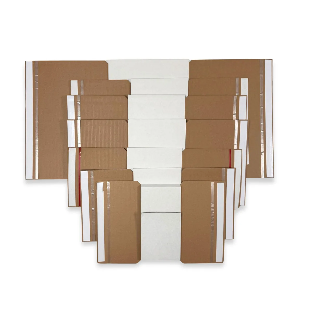 White Cross Mailer Packing Boxes — Cardboard Boxes wholesale from Packaging Panda
