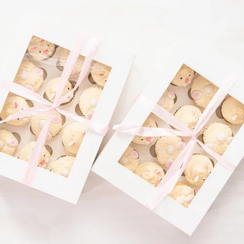 Windowed Cupcake Boxes