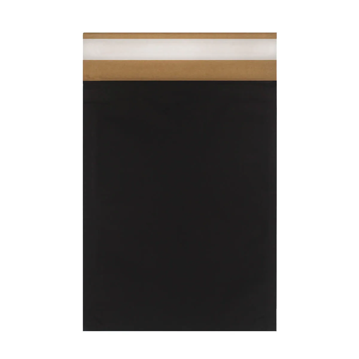 Black Eco Friendly Paper Padded Bags — Black — 190gsm — 150 × 215 mm