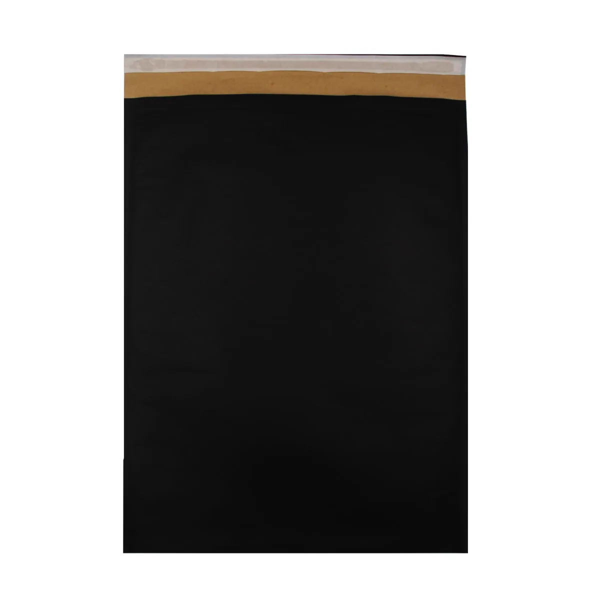 Black Eco Friendly Paper Padded Bags — Black — 190gsm — 350 × 470 mm