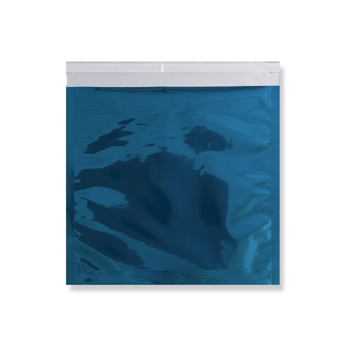 Blue Gloss Metallic Foil Bags Peel & Seal — Blue — 70gsm — 220 × 220 mm