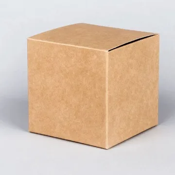 Brown Gift Boxes — 100 × 100 × 100 mm