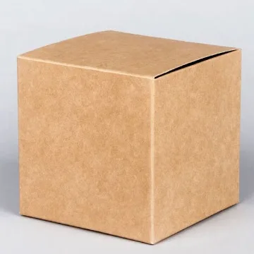 Brown Gift Boxes — 125 × 125 × 125 mm