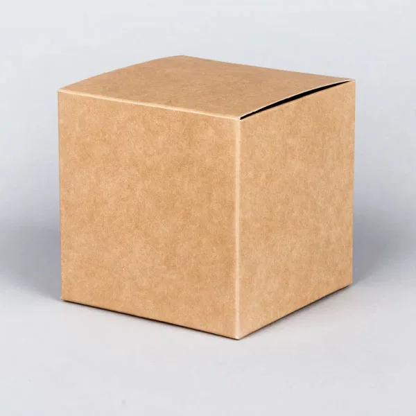 Brown Gift Boxes — 52 × 52 × 52 mm