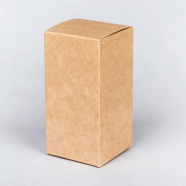 Brown Gift Boxes — 74 × 74 × 150 mm