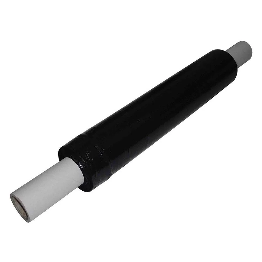By the Pallet Extended Core Pallet Wrap — Black — 17mu / Security — 250 × 400 mm