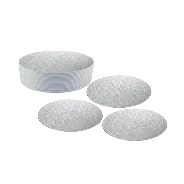 Cake Boards — 8" Silver Cake Boards — Ø 200mm
