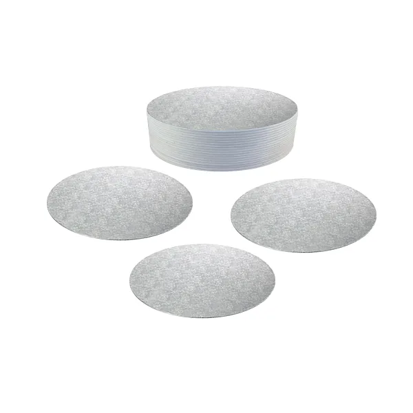 Cake Boards — 9" Silver Cake Boards — Ø 230mm