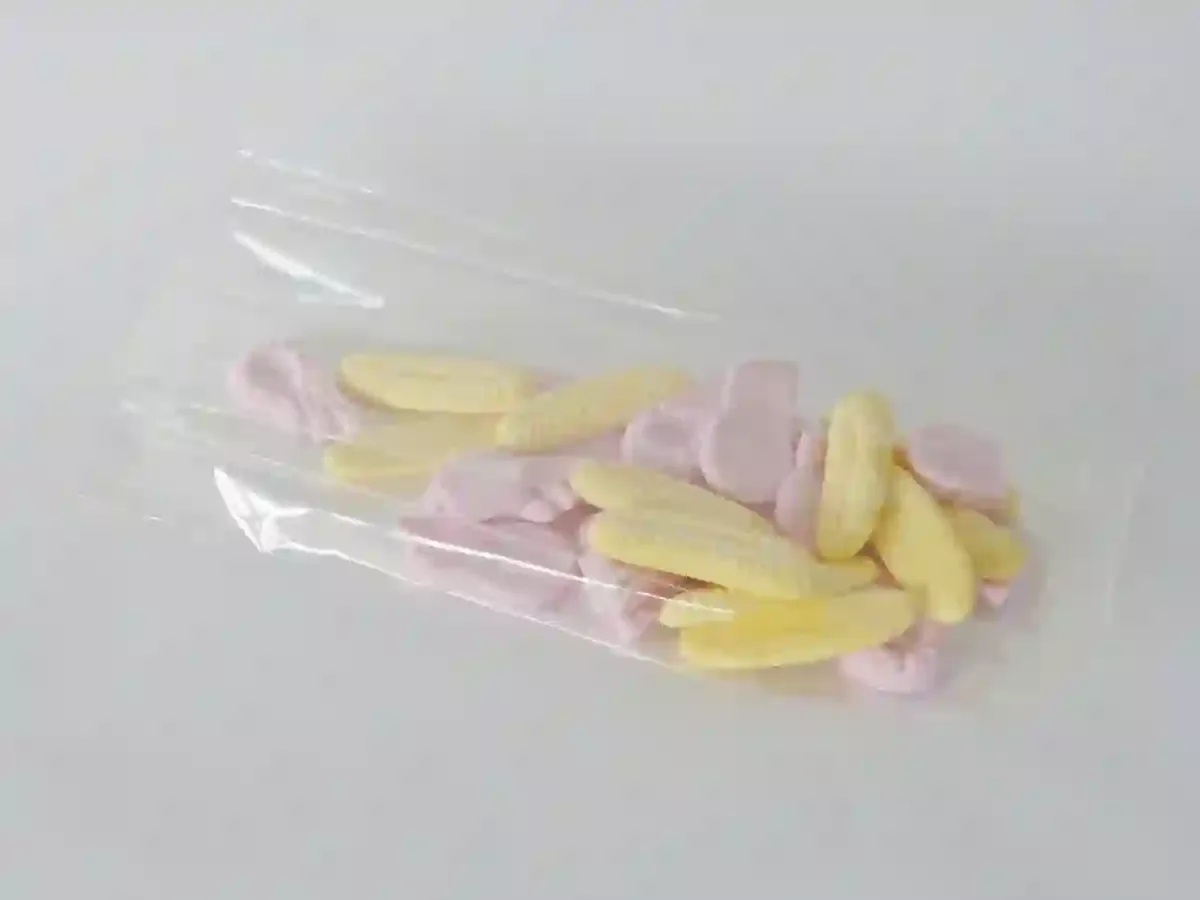 Cellophane Gusseted Bags — Cellophane Bag With Gusset — 125 × 76 × 229 mm