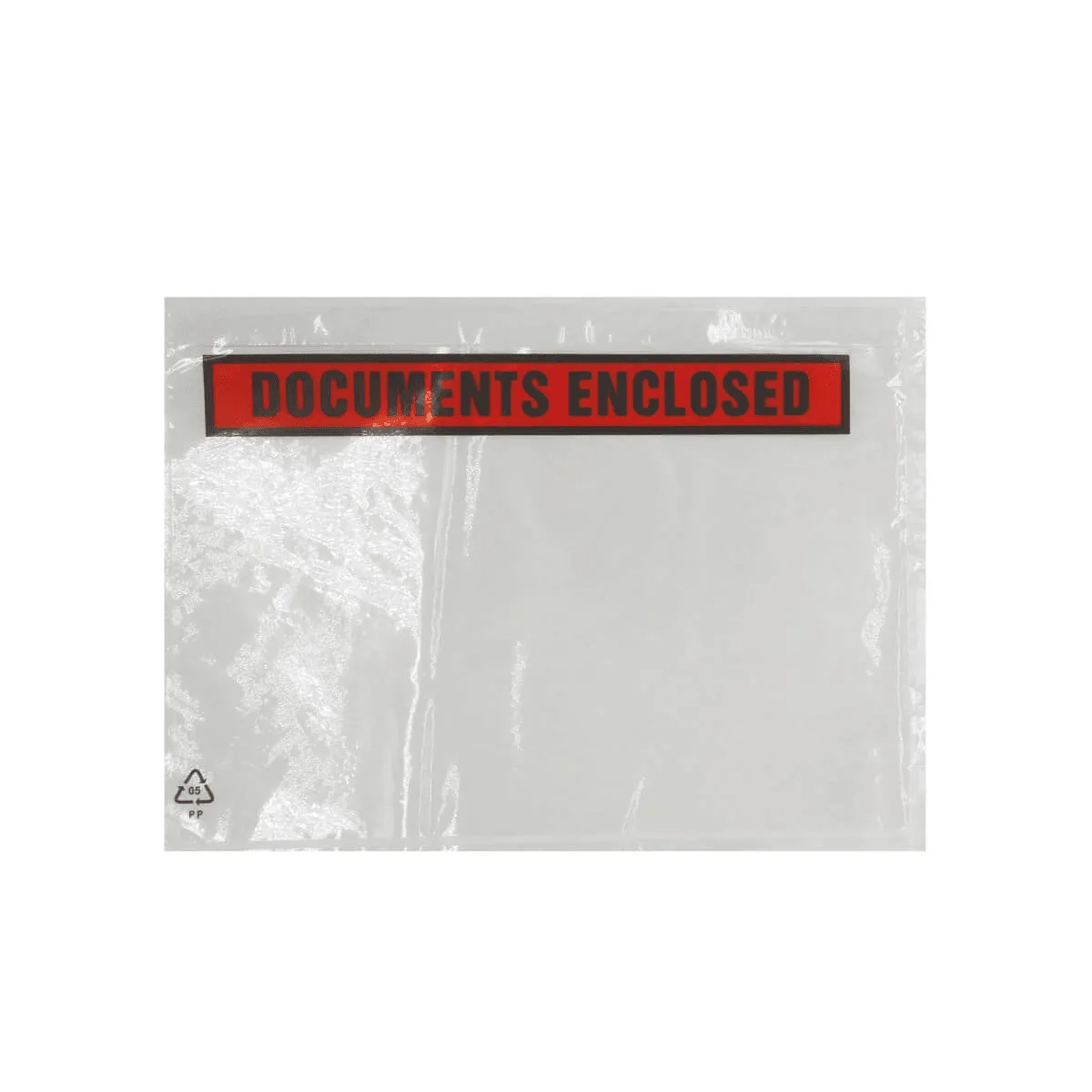 Clear Printed Document Wallets — C5 — 229 × 162 mm