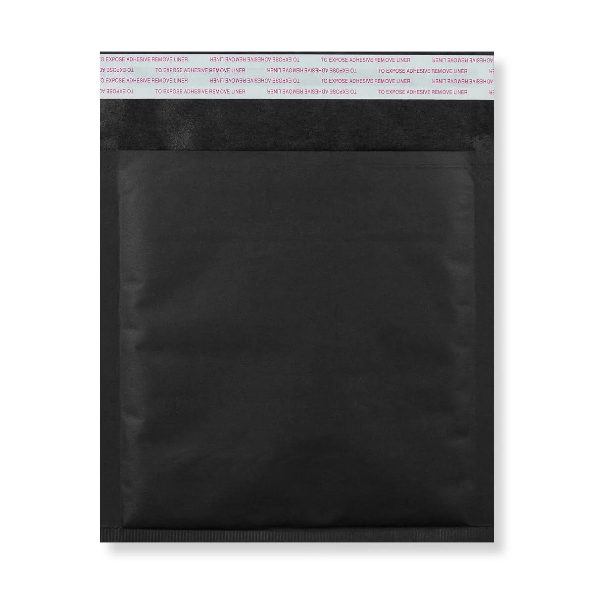 Coloured Kraft Bubble Bags — Black — 170gsm — 165 × 165 mm