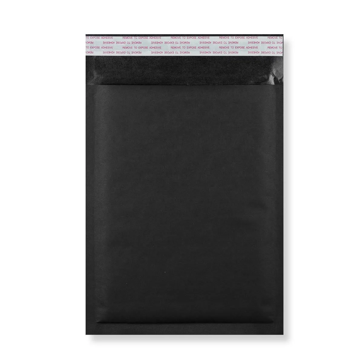 Coloured Kraft Bubble Bags — Black — 170gsm — 180 × 250 mm