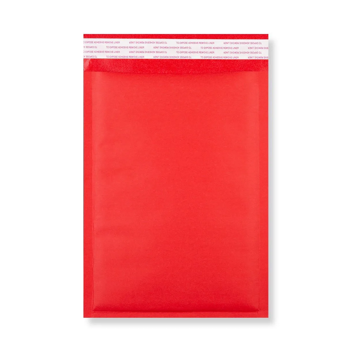 Coloured Kraft Bubble Bags — Red — 170gsm — 250 × 350 mm