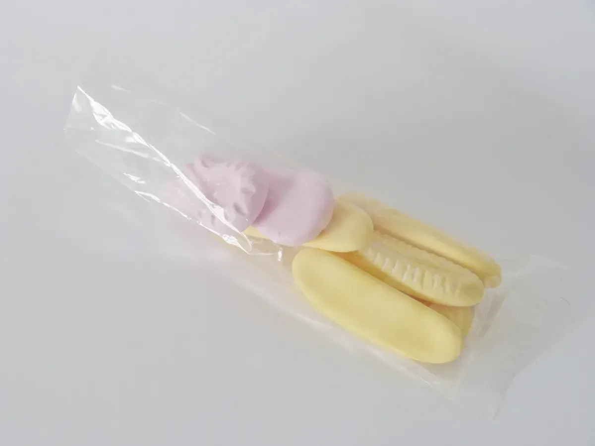 Compostable Cellophane Bags — Cellophane Bag Without Gusset — 70 × 180 mm