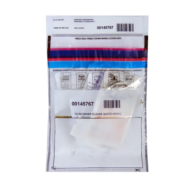 Evidence Bags — A5 Clear Security Bag — 260 × 180 mm