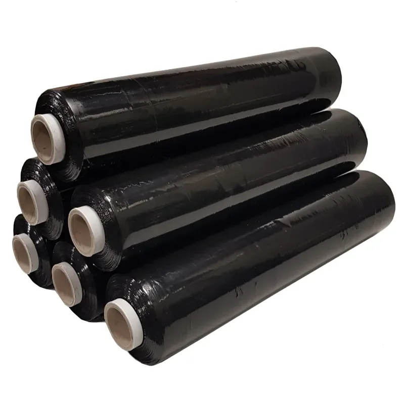 Flush Core Pallet Wrap — Black — 17mu Heavy Duty — 250 × 400 mm