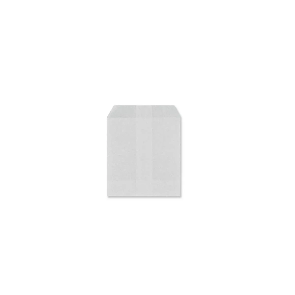 Flush Top Glassine Bags 60GSM — Clear — 60gsm — 70 × 85 mm