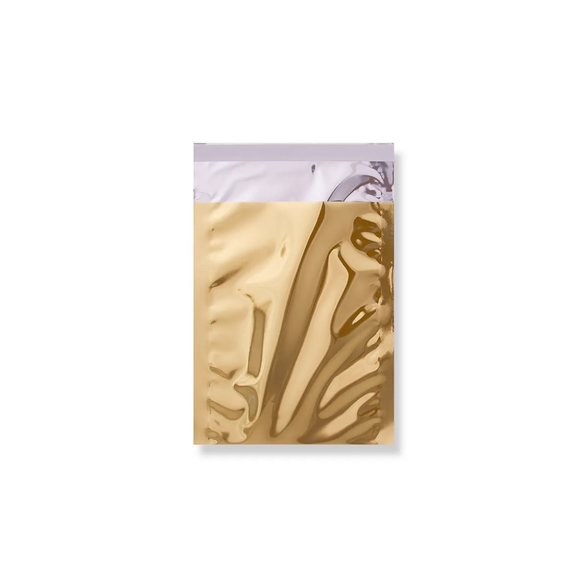 Gold Gloss Metallic Foil Bags Peel & Seal — Gold — 70gsm — 114 × 162 mm