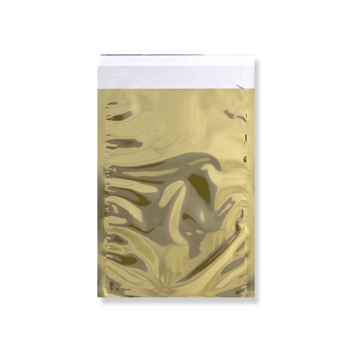 Gold Gloss Metallic Foil Bags Peel & Seal — Gold — 70gsm — 162 × 229 mm