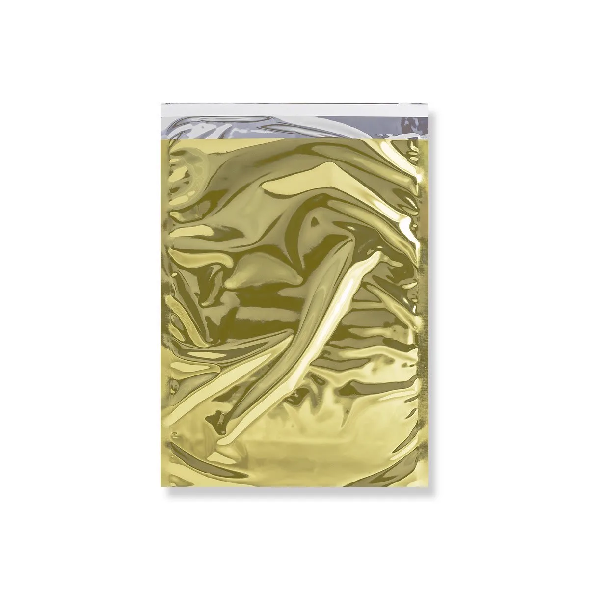 Gold Gloss Metallic Foil Bags Peel & Seal — Gold — 70gsm — 229 × 324 mm