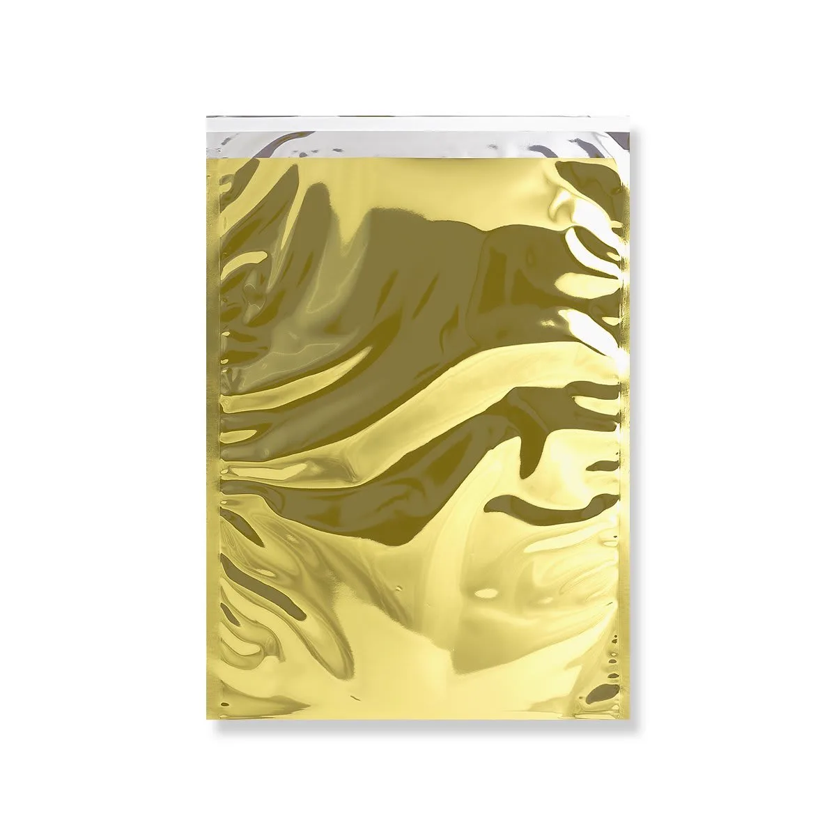 Gold Gloss Metallic Foil Bags Peel & Seal — Gold — 70gsm — 254 × 324 mm