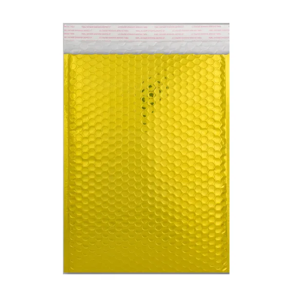 Gold Gloss Metallic Bubble Bag — C4 Gold Gloss Bubble Bag — 324 × 230 mm