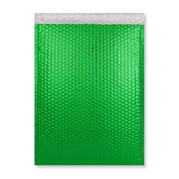 Green Gloss Metalic Bubble Bags — C3 Green Gloss Bubble Bag — 450 × 320 mm
