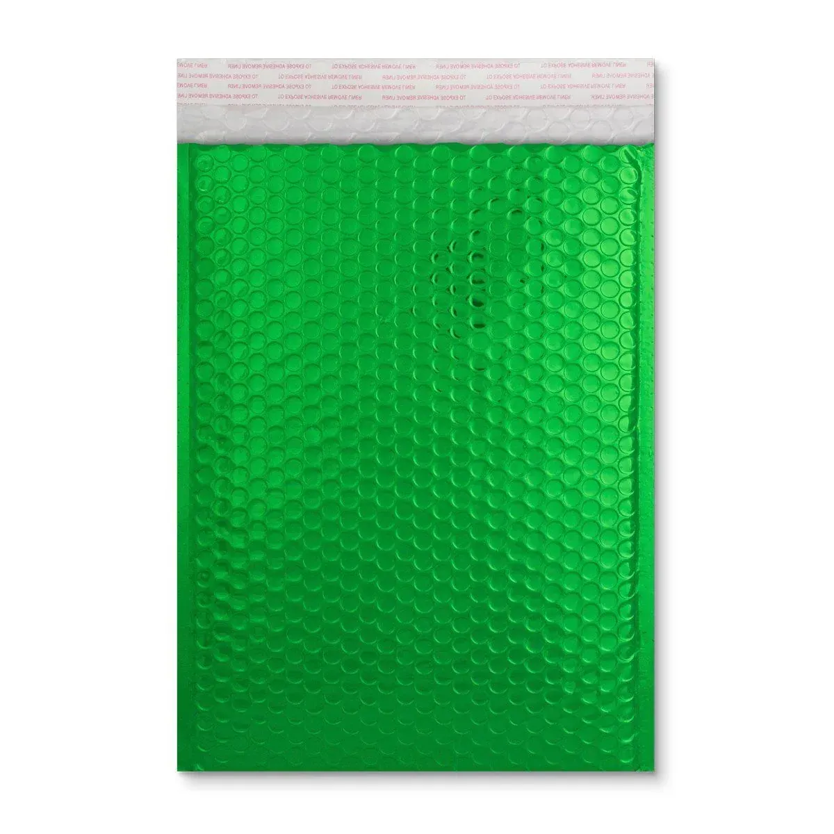 Green Gloss Metalic Bubble Bags — C4 Green Gloss Bubble Bag — 324 × 230 mm